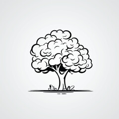 Tree Outline Tree Silhouette Tree Logo Design