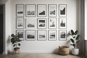 Fototapeta na wymiar Ai Generated minimalist wall background