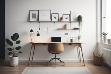 Ai Generated minimalist wall background