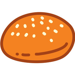 Cute Burger Bun