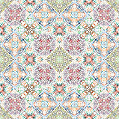 Seamless background pattern. Patchwork texture. Weaving. Traditional ornament. Tribal motif. Can be used for wallpaper, textile, wrapping, web page background.