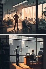 Business and workplace scenes