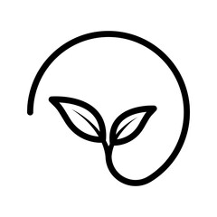 Nature icon. sign for mobile concept and web design. vector illustration