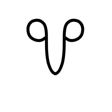 glagolitic alphabet vector