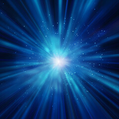 blue star burst