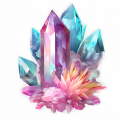 abstract crystal background