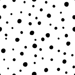 Dots black simple abstract a geometric pattern 