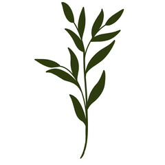 Flowers and leaves for decorating pictures, products, works, product billboards panne and many more