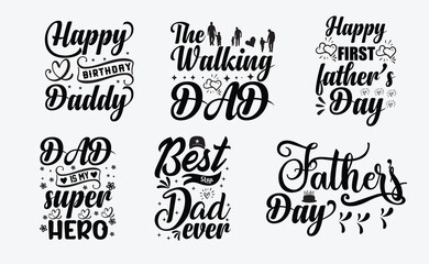 Father's day Quotes SVG Cut Files Designs Bundle. Father's day quotes SVG cut files, Father's day saying t shirt designs, Saying about Father's day, Daddy cut files, Papa saying eps files, SVG bundle