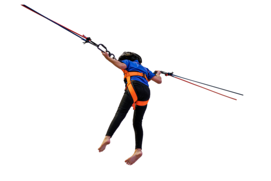 little boy climbing a rock wall indoor, Kid climbing the wall outdoors, Active leisure time with children concept, Little boy in a rope park.