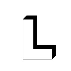 3d letter L