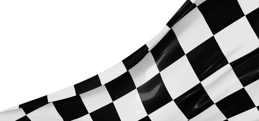 grid abstract background chess checkered flag finish line victory 3d rendering