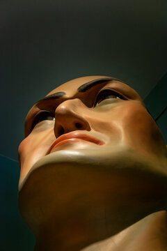 Caras de gigantes tradicionales en numerosas fiestas populares