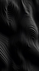 abstract geometric background, modern wallpaper with black forms, AI generative