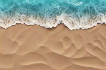 Fototapeta na wymiar flat background sand beach clean background for taking photo Generative AI 
