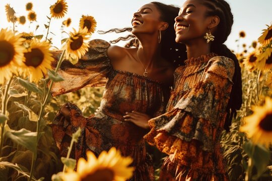  Womens Boho and Boujee, Hippie, Bohemian Sunflower