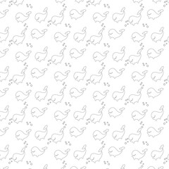 Background with whales for decoration.
