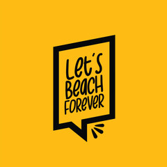 Lettering composition of Summer Vacation stock illustration