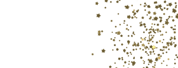 Twinkling Christmas Descent: Striking 3D Illustration Showcasing Falling Festive Twinkling Stars