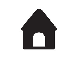 home icon on a white background