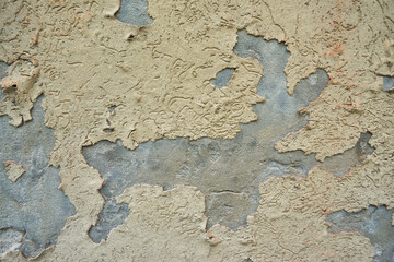 Dirty wall with paint stains. Abstract paint strokes background. Abstract paint grunge background made of rough cement dirty wall.