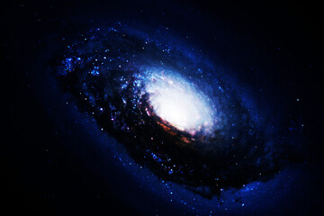 A beautiful spiral galaxy. Elements of this image furnishing NASA.