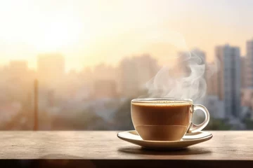 Foto auf Acrylglas Kaffee Bar A cup of coffee - Generative AI