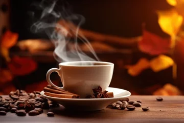 Foto auf Acrylglas Kaffee Bar A cup of coffee - Generative AI