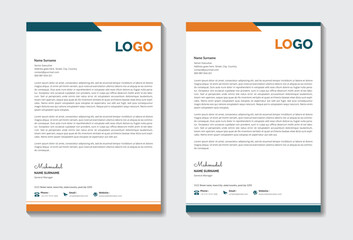 Medical Doctor healthcare letterhead Design, business letterhend Degsin. Corporate modern letterhead design template