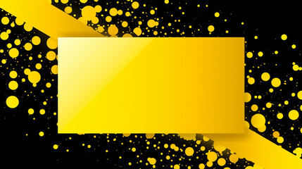A yellow and black background with dots and the word gold.