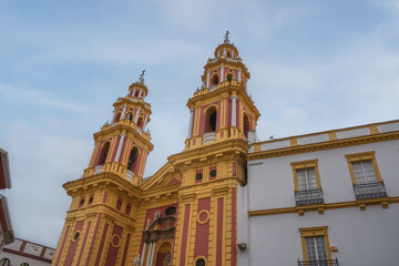 Fototapeta na wymiar Church of Saint Ildefonso - Seville, Andalusia, Spain
