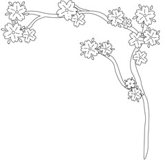 Sakura Branch Corner A-1 Outline