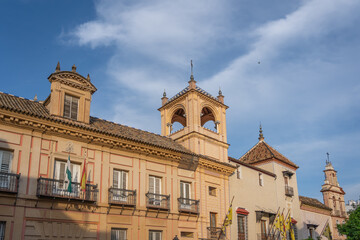 Fototapeta na wymiar Altamira Palace (Palacio de Altamira) - Seville, Andalusia, Spain