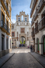 Fototapeta na wymiar Door of Forgiveness (Puerta del Perdon) at Seville Cathedral - Seville, Andalusia, Spain