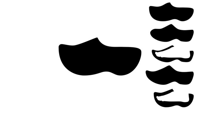 Clogs silhouette