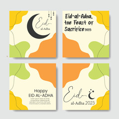 Set Social media post template of Eid al adha event. 7
