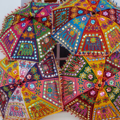 Embroidered Parasols