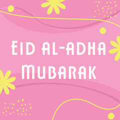 Set Social media post template of Eid al adha event.