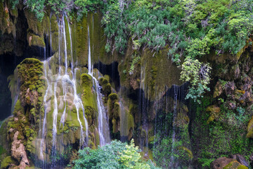Yerk&ouml;pr&uuml; Waterfall and the canyon on the G&ouml;ksu River are located in the Mut district of Mersin province in the Eastern Mediterranean region of Turkey.