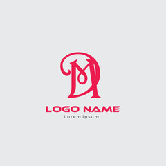 Digital marketing logo. Usable for Business and Technology Logos. vector print design