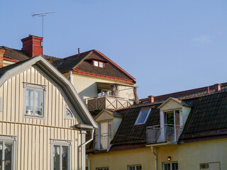 Fototapeta na wymiar houses in the town
