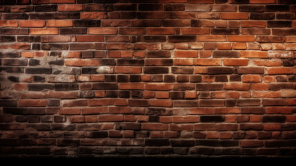 Old brick wall texture background. Vintage brick wall background. Brick wall texture background