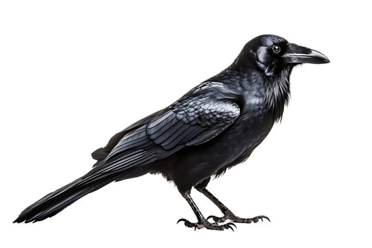 Crow on transparent Background