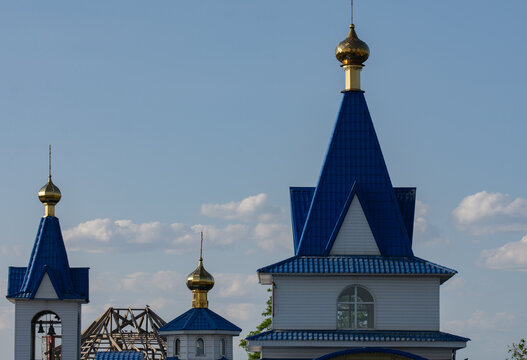 domes of a small church outside the city