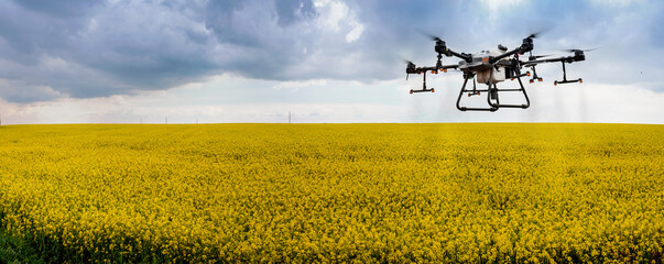 Copter services - Agrodrone for processing fields, smart farming