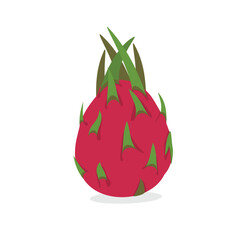 dragon fruit vector art illustration cartoon design