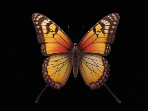 Picture of an butterfly volume two created with generative ai, ki