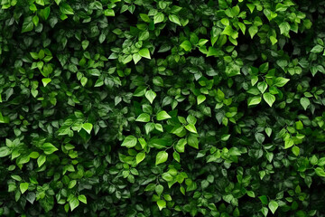 Fototapeta na wymiar Green plant tree wall background texture. AI generative