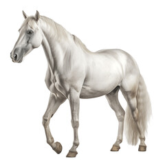 Naklejka na ściany i meble Andalusian_horse png file. Transparent Background with generative ai