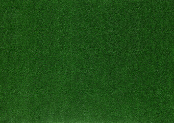 Meadow green grass surface. Turf blank top view background. Template or Banner for gardening shop...